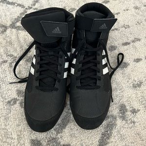 Adidas HVC 2 Wrestling Shoes - Black, Men’s Size 10.5
